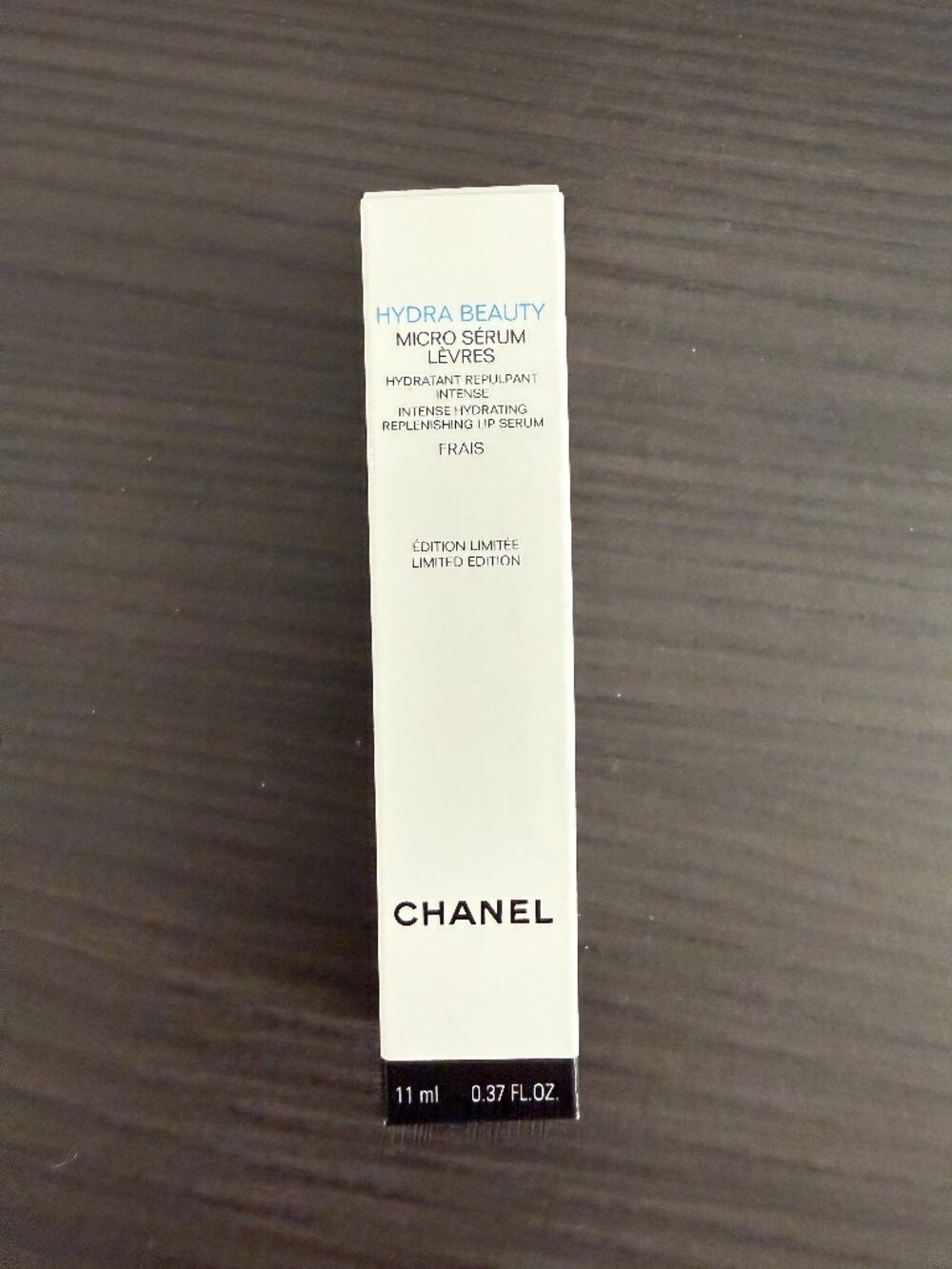 Chanel Hydra Beauty Micro Sérum Lèvres intense hydrating replenishing lip serum.